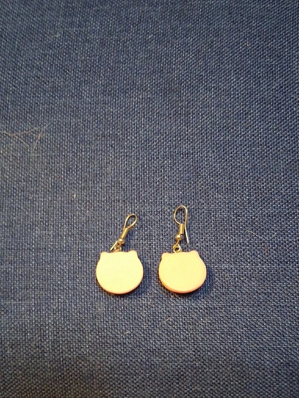 Cute Pig Face Dangle Earrings in Light Pink